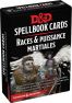 Dungeons & Dragons 5 : Cartes Sorts Races & Puissance Martiales